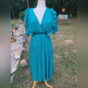 Zara emerald dress